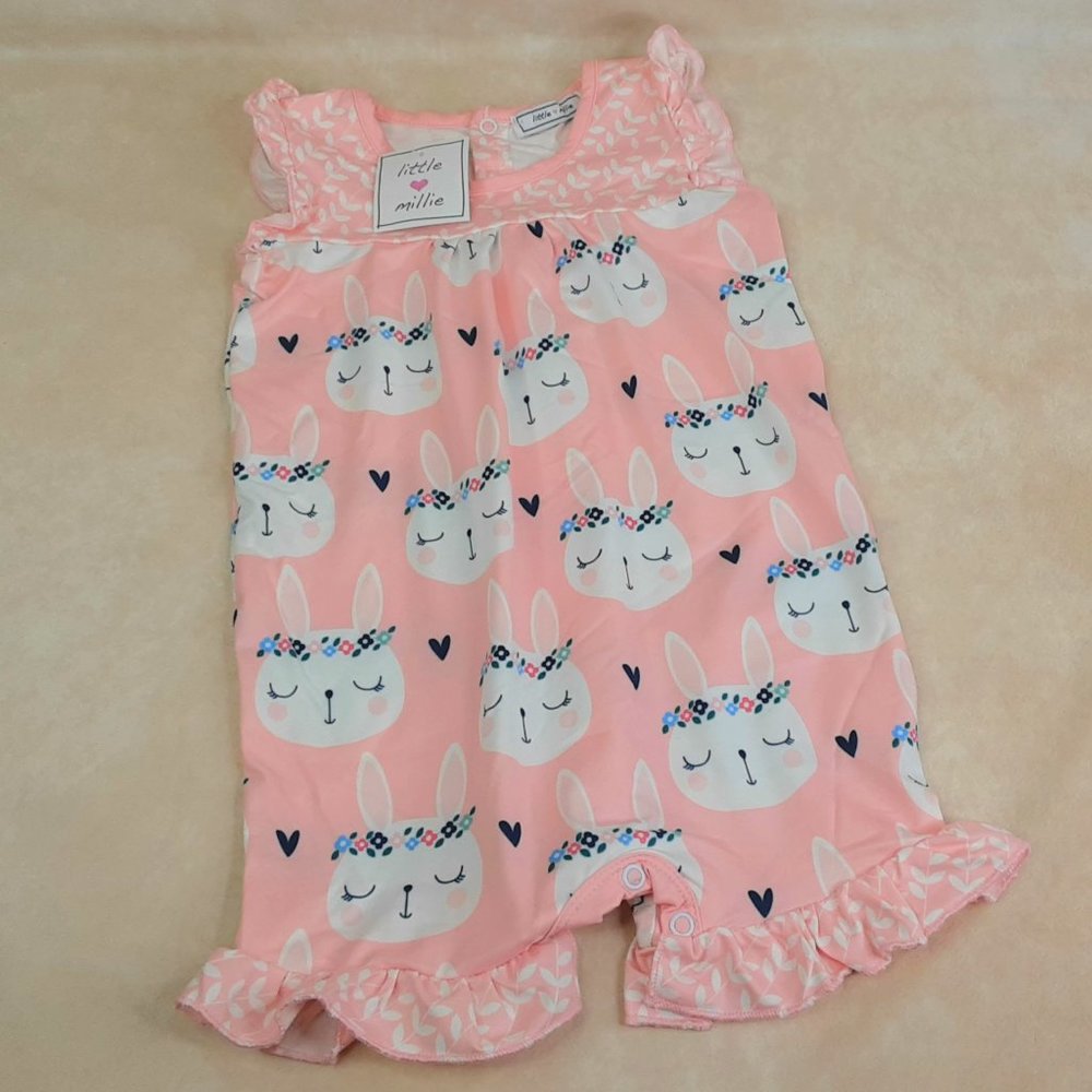 'LITTLE MILLIE' RUFFLE ROMPER - Picture 4 of 14